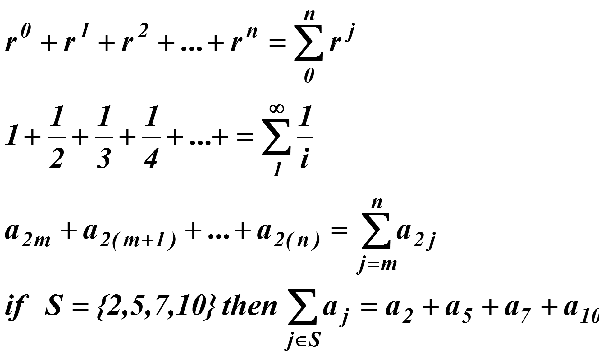 Example of Summation Notation-2